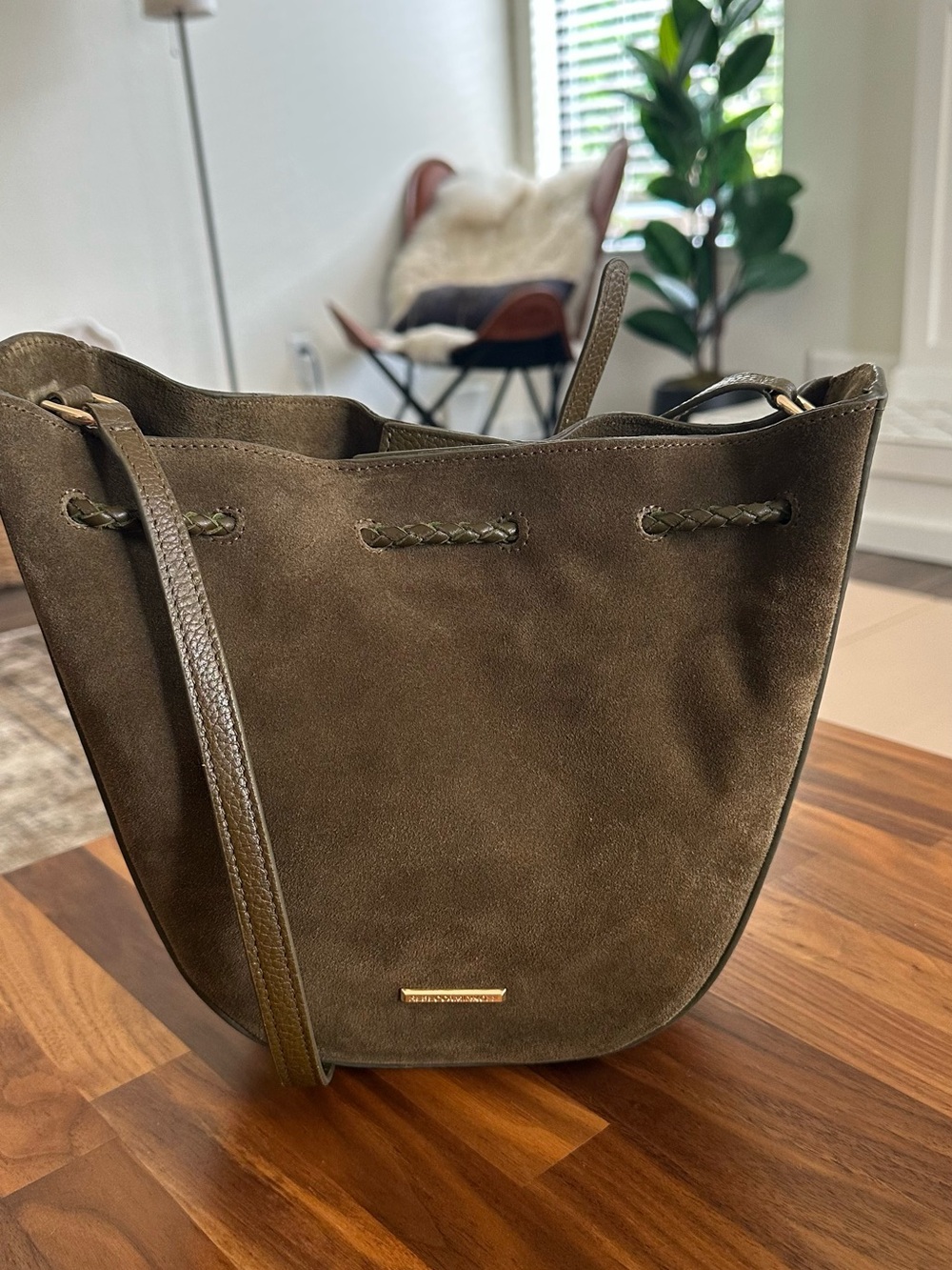Rebecca Minkoff Lulu Suede Crossbody Bag